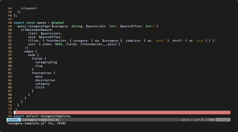 vim-graphql